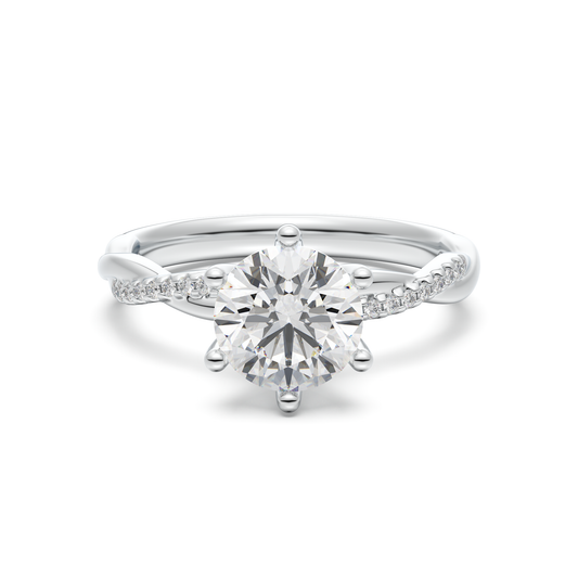 Classic Split Shank Engagement Ring