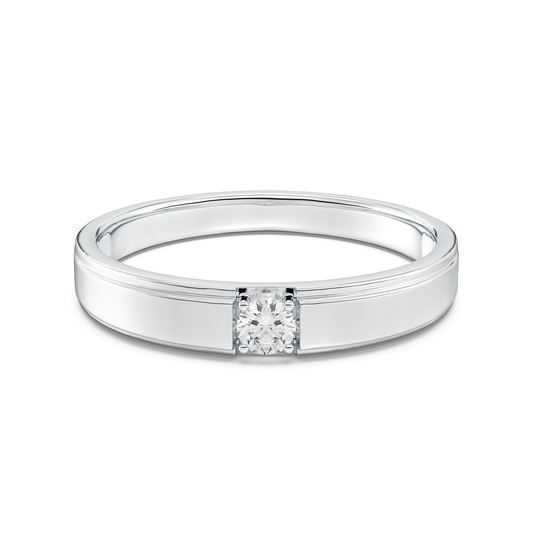 Classic Tension-Set Diamond Band